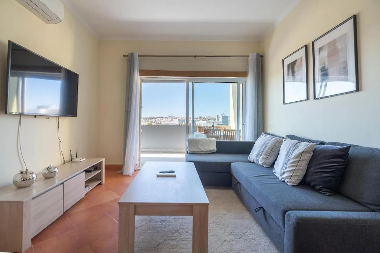 Apartment 1 Bedroom Large Balcony Oceanview & Bbq In Meia Praia Lagos